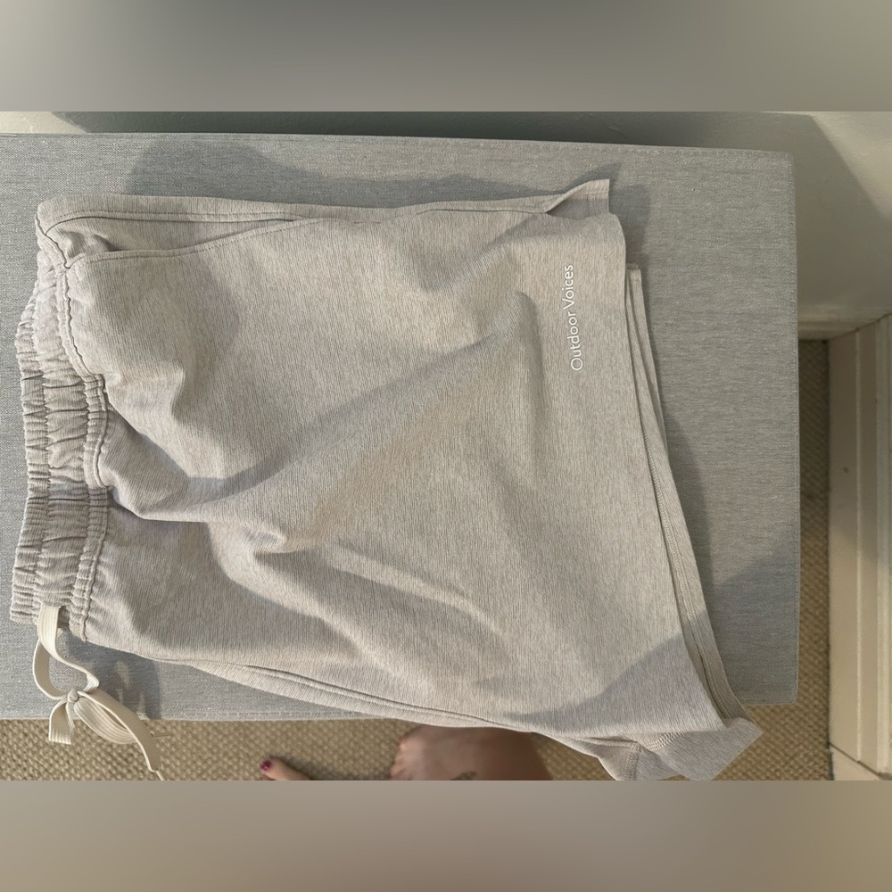 Outdoor Voices oatmeal heathered  Casual Shorts